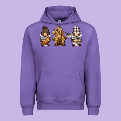 Coffee Gnomes Urban Hoodie Designed By Barkaloodesign