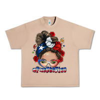 Burro Puerto Rico messy bun Urban Heavy Tee - NancyCooperArtShop