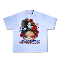 Grape Ice Puerto Rico messy bun Urban Heavy Tee - NancyCooperArtShop