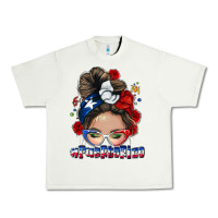 Pistachio Puerto Rico messy bun Urban Heavy Tee - NancyCooperArtShop
