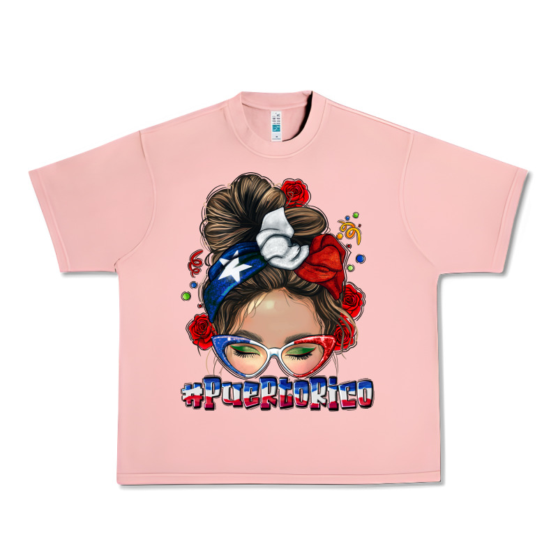 Puerto Rico Messy Bun Urban Heavy Tee by NancyCooperArtShop | Teevron