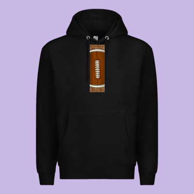 American Football With Leopard Pen Wraps Premium Hoodie Designed By Bundleandbundleshop