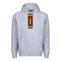 Heather Grey american football with leopard pen wraps Premium Hoodie - BundleAndBundleShop
