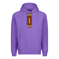 Purple american football with leopard pen wraps Premium Hoodie - BundleAndBundleShop