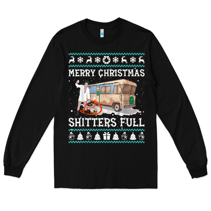 Merry Christmas Shitters Full Long Sleeve Tee by tuanDangUi | Teevron
