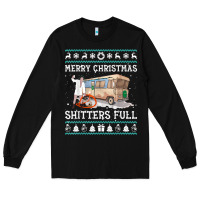 Black merry christmas shitters full Long Sleeve Tee - tuanDangUi