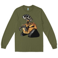 Army Green wall e Long Sleeve Tee - tuanDangUi
