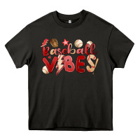 Asphalt baseball vibes Heavy Core Tee - MaliasSmallBusiness