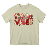 Mossy baseball vibes Heavy Core Tee - MaliasSmallBusiness