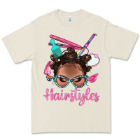 Bone Afro Bantu Knots Hairstyles Messy Bun With Clasp Bbs Premium Tee - BundleAndBundleShop