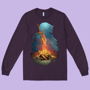 Limited Edition Dark Souls Long Sleeve Tee Designed By Tuandangui