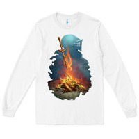 White Limited Edition Dark Souls Long Sleeve Tee - tuanDangUi
