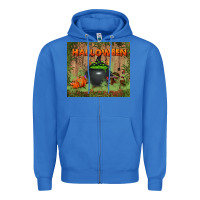 True Royal halloween tumbler Zipper Hoodie - BundleAndBundleShop