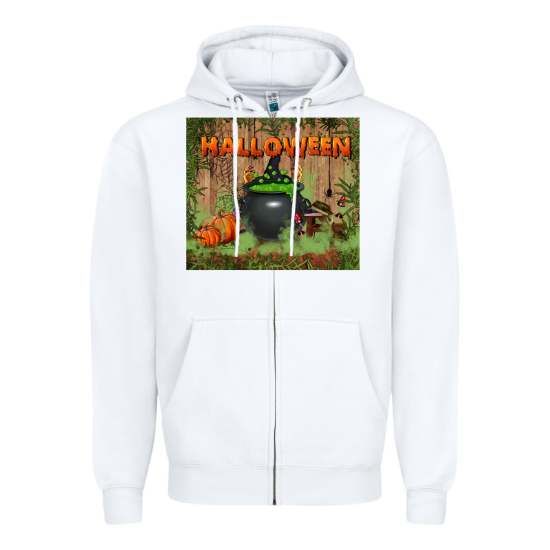 Halloween Tumbler Zipper Hoodie by BundleAndBundleShop | Teevron