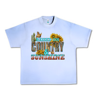 Grape Ice Raised on Country and Sunshine Urban Heavy Tee - texasbilliewilder
