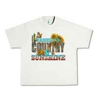 Pistachio Raised on Country and Sunshine Urban Heavy Tee - texasbilliewilder