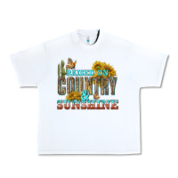 White Raised on Country and Sunshine Urban Heavy Tee - texasbilliewilder