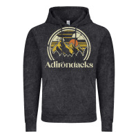 Vintage Black Adirondacks Mountains New York Vintage Hiking Camp Vintage Hoodie - tuanDangUi