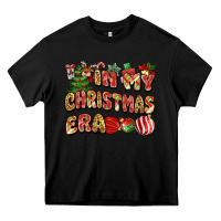 Black in my christmas era Heavy Core Tee - MaliasSmallBusiness