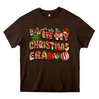 Chocolate Brown in my christmas era Heavy Core Tee - MaliasSmallBusiness