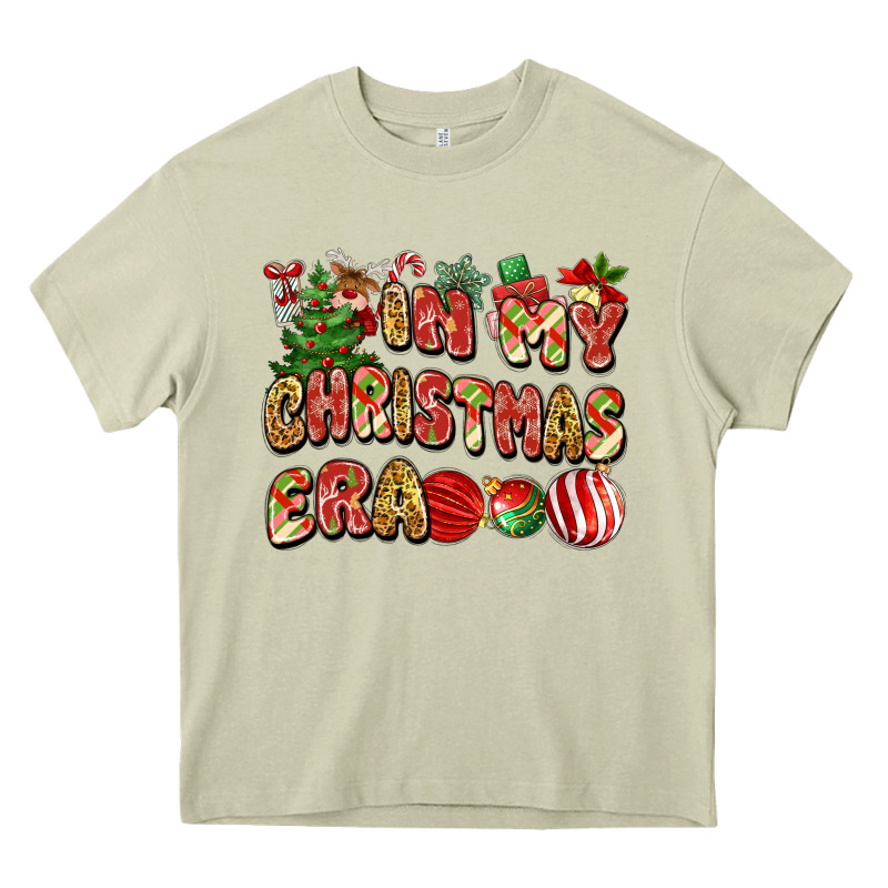 In My Christmas Era Heavy Core Tee by MaliasSmallBusiness | Teevron