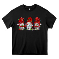 Black gnome with christmas lights Heavy Core Tee - JahusDesignShop
