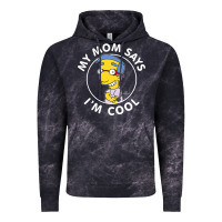 Cloud Black The Simpsons Milhouse My Mom Says I'm Cool V1 Vintage Hoodie - tuanDangUi