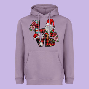 Love Gnome Heavyweight Hoodie Designed By Sublimationcraftshop