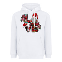 White Love Gnome Heavyweight Hoodie - SublimationCraftShop