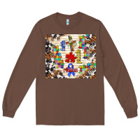 Chestnut Faith puzzle ribbon tumbler Long Sleeve Tee - TumblerDesignByShophia