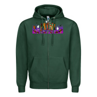 Sports Green halloween mini libbey glass Zipper Hoodie - BundleAndBundleShop