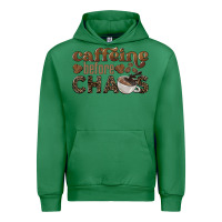 Emerald caffeine before chaos Urban Hoodie - BarkalooDesign