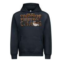 Navy caffeine before chaos Urban Hoodie - BarkalooDesign