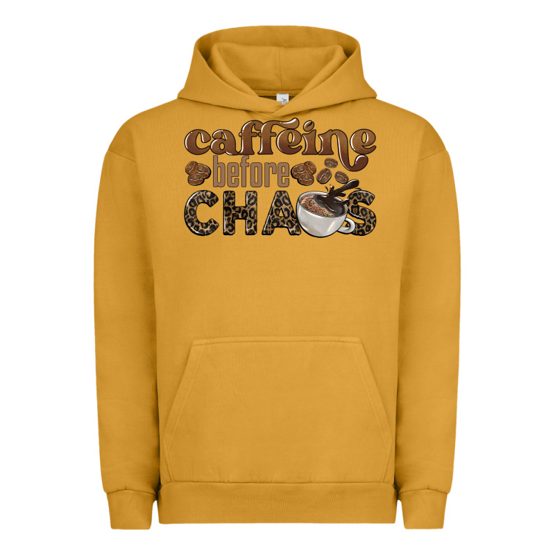 Caffeine Before Chaos Urban Hoodie by BarkalooDesign | Teevron