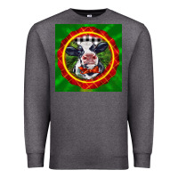 Charcoal Heather christmas baby holstein face Premium Sweatshirt - LillyAllenDesigns