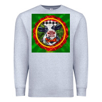 Heather Grey christmas baby holstein face Premium Sweatshirt - LillyAllenDesigns