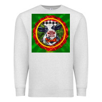 Oatmeal Heather christmas baby holstein face Premium Sweatshirt - LillyAllenDesigns