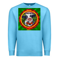 Ocean Blue christmas baby holstein face Premium Sweatshirt - LillyAllenDesigns