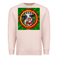 Pale Pink christmas baby holstein face Premium Sweatshirt - LillyAllenDesigns