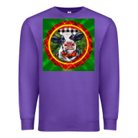 Purple christmas baby holstein face Premium Sweatshirt - LillyAllenDesigns
