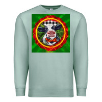 Seafoam christmas baby holstein face Premium Sweatshirt - LillyAllenDesigns