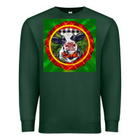 Sports Green christmas baby holstein face Premium Sweatshirt - LillyAllenDesigns