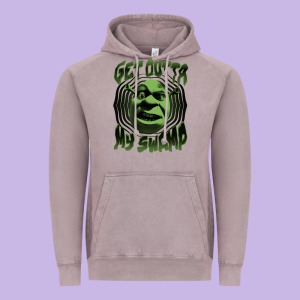 Shrek Get Outta My Swamp Vintage Hoodie Designed By Tuandangui