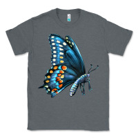 Charcoal Heather Black Shallowtail Classic Tee - LillyAllenDesigns