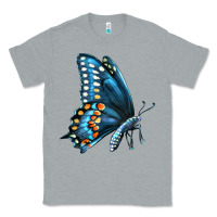 Heather Grey Black Shallowtail Classic Tee - LillyAllenDesigns