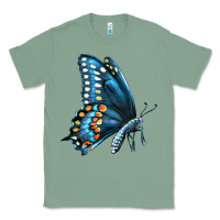 Sage Black Shallowtail Classic Tee - LillyAllenDesigns