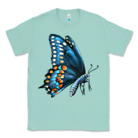 Seafoam Black Shallowtail Classic Tee - LillyAllenDesigns