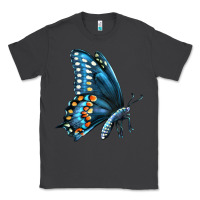 Smoke Black Shallowtail Classic Tee - LillyAllenDesigns