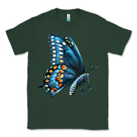 Sports Green Black Shallowtail Classic Tee - LillyAllenDesigns