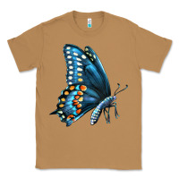 Toasted Coconut Black Shallowtail Classic Tee - LillyAllenDesigns